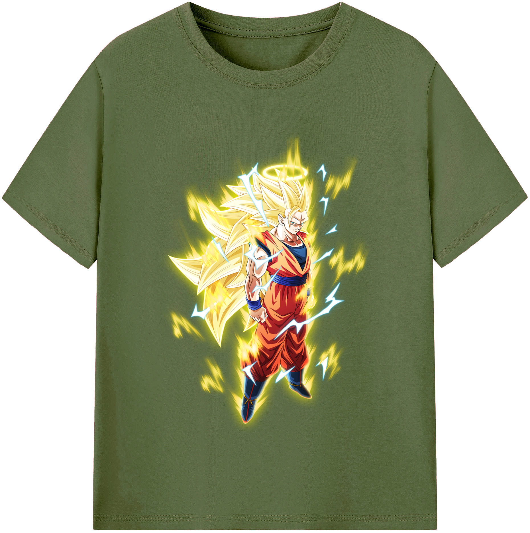 （画像用） ドラゴンボール 孫悟空（そん ごくう）Son Goku カカロット DRAGON BALL Kakarotto 綿100％半袖Tシャツ（フロントプリント）